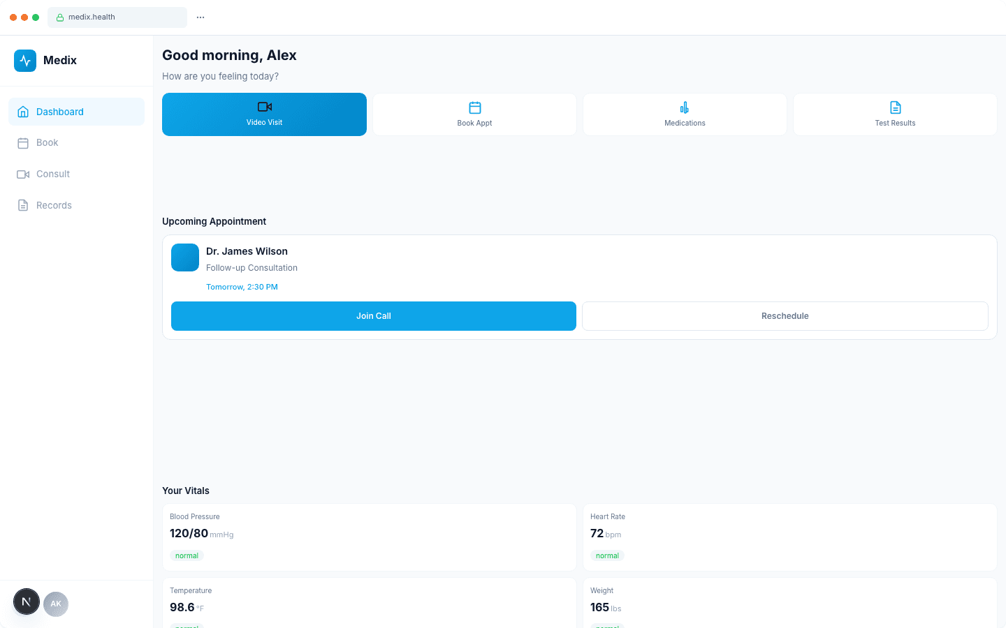 medix - Dashboard